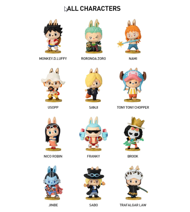 THE MONSTERS × One Piece Series Figures