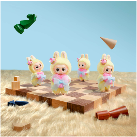 THE MONSTERS Let's Checkmate Series-Vinyl Plush Hanging Card